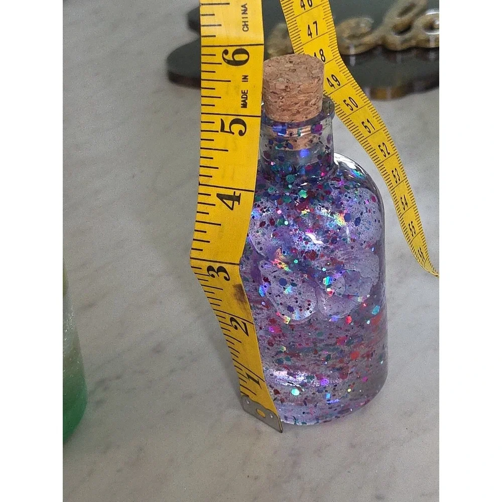 Handmade Resin Decorative Bottles With A Cork